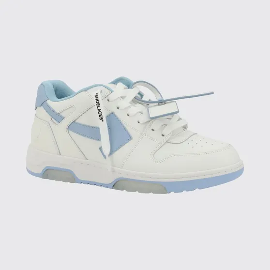Off-White Bicolor Out Of Office Sneakers in Leather and Recycled Polyester White 2 (M189C9L0190140)