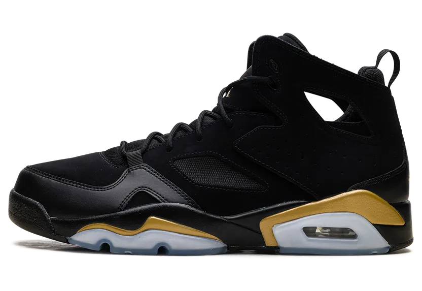 Jordan Flight Club ’91 Zwart – “Black / White-metallic Gold” (DC7329-007)