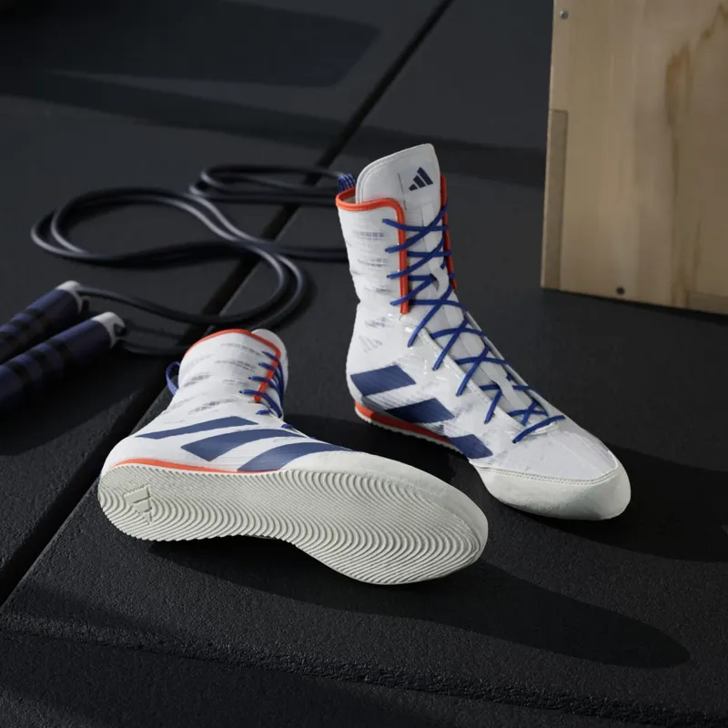 Adidas Box Hog 4 Cloud White / Dark Blue / Royal Blue (JP9847)