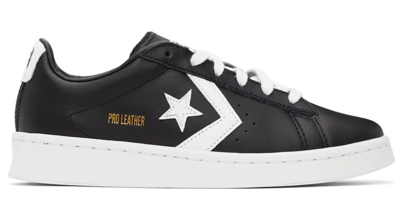 Converse Pro Leather Low Top Schuh Black Black (167238C)
