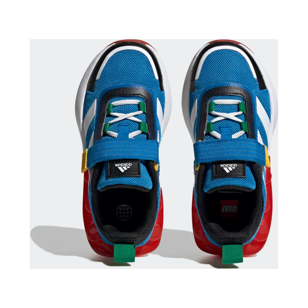 Adidas adidas x LEGO® Tech RNR Lifestyle Elastic Lace and Top Strap Shock Blue / Cloud White / Red (HP5879)