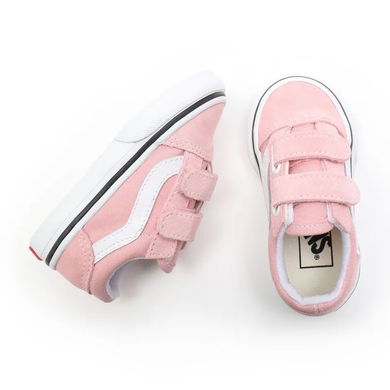 VANS Old Skool Velcro Peuterschoenen Pink (VN000D3Y9AL)