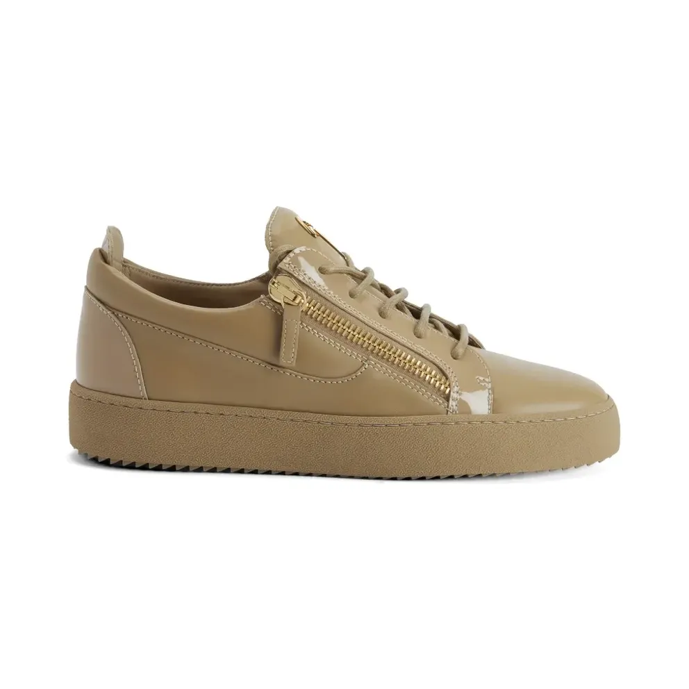 Giuseppe Zanotti Frankie sneakers met rits – Beige (RU50000008)
