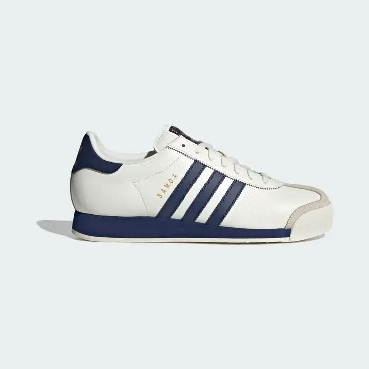 adidas Samoa “Off White / Dark Blue / Gold Metallic” (JQ0047)