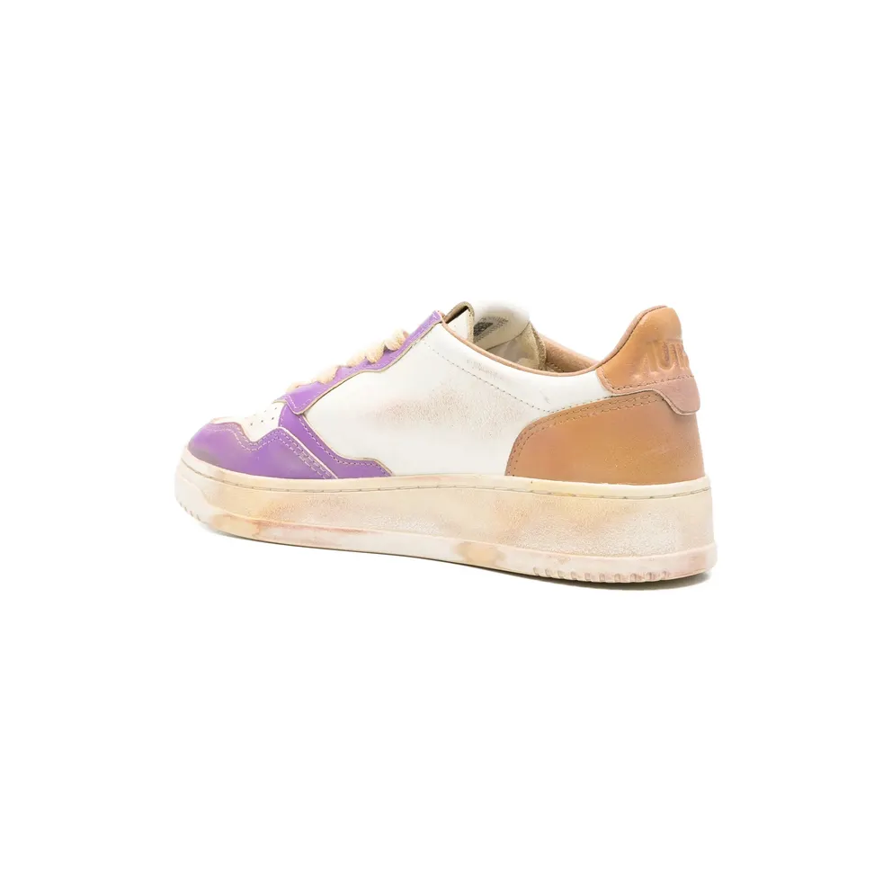 Autry Medalist Low Super Vintage “White/Purple” (AVLW SV59)