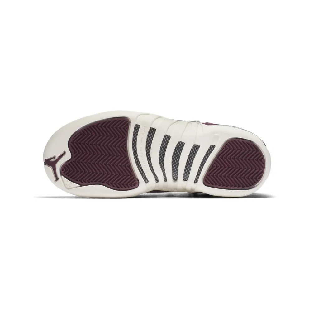 Jordan 12 Retro Bordeaux (GS) Bordeaux/Sail-Metallic Silver (153265-617)