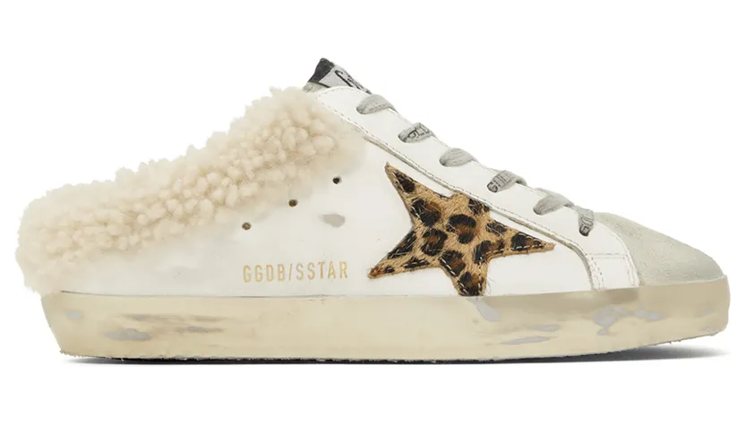 Golden Goose SSENSE Exclusive White Superstar Sabot Sneakers (GWF00110.F003351.81811)