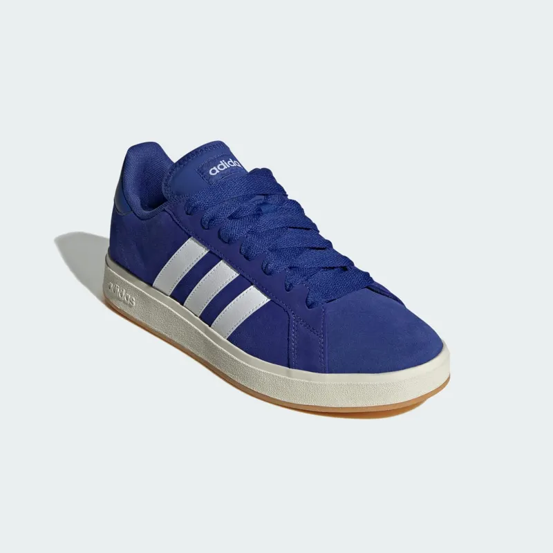 Adidas Grand Court Base 00s Blue / Cloud White / Gum (IH1039)