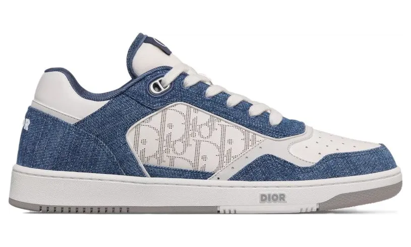 Dior B27 Low White Blue Denim (3SN272ZAC_H580)