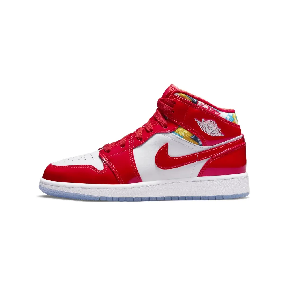 Air Jordan 1 Mid SE Barcelona Sweater (GS) (DC7248-600)