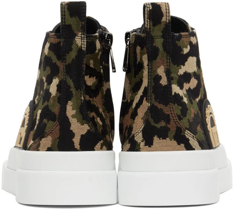 Dolce & Gabbana Green ‘Reborn To Live’ Sneakers (CS1889 AQ700)