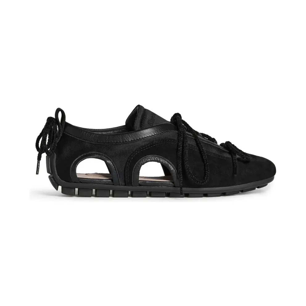 Simone Rocha Ballerina’s with uitgesneden details – Black (BPT100)