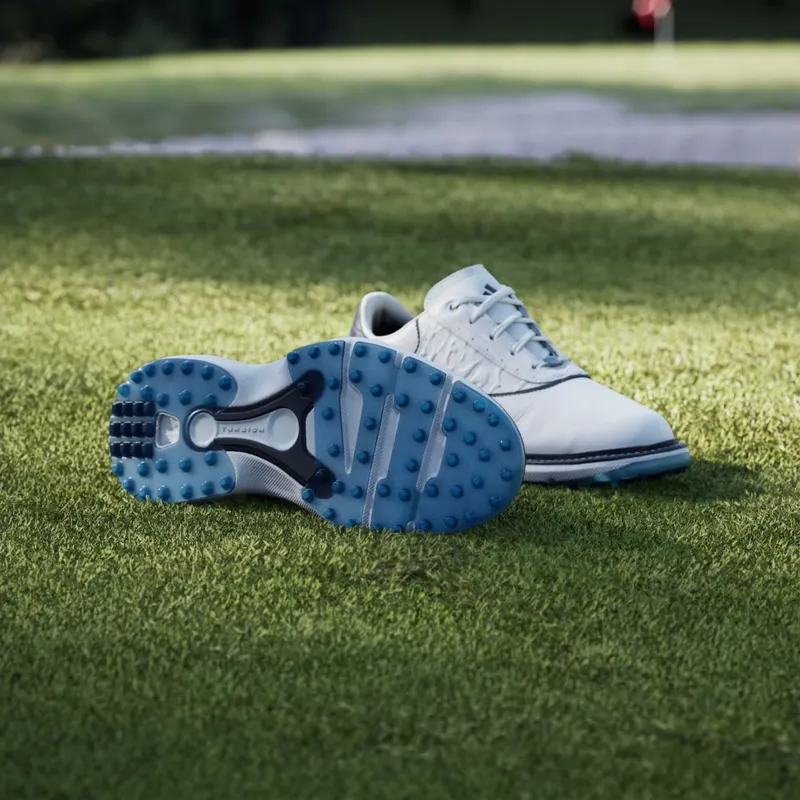 Adidas MC70 SPIKELESS Golf Shoes Cloud White / Collegiate Navy / Lucid Ray Blue (HP7084)
