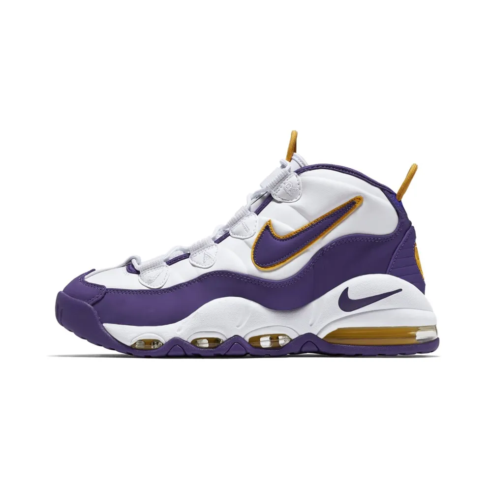 Nike Air Max Uptempo Lakers Derek Fisher White/Court Purple-White-White (311090-103)