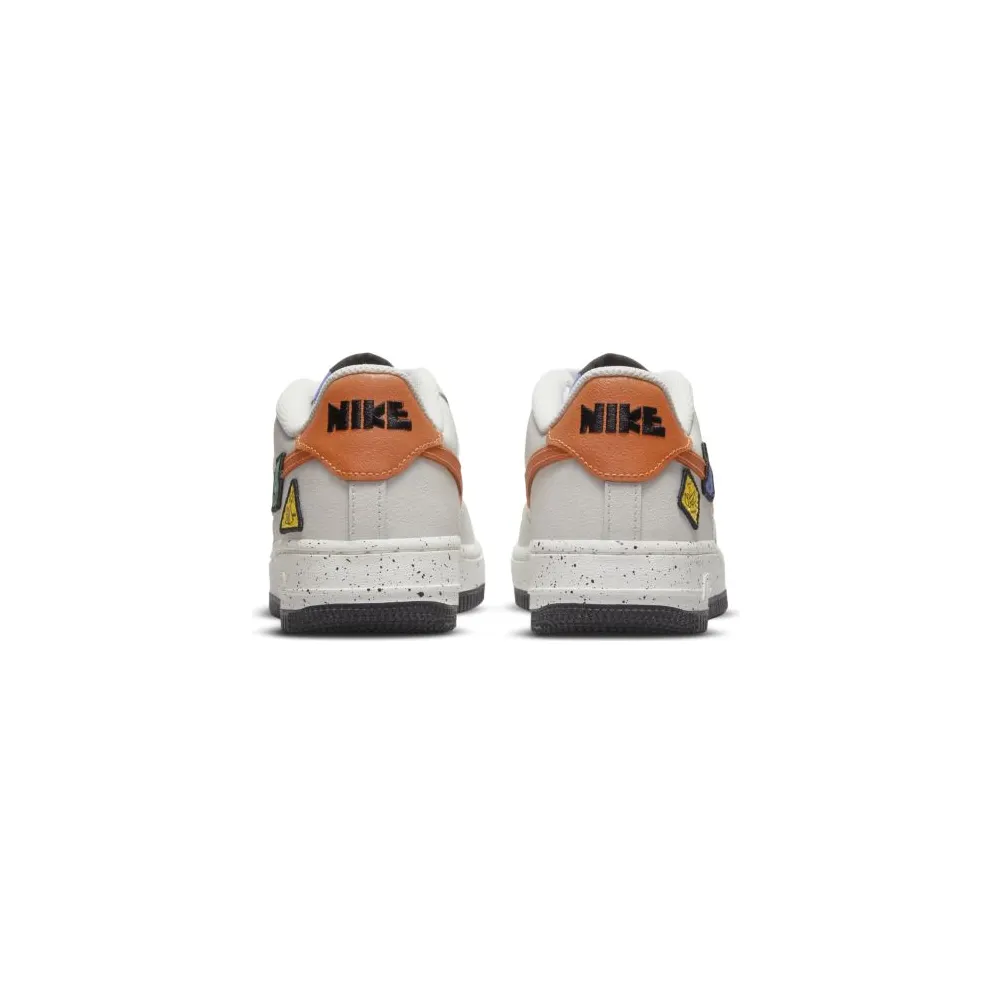 Nike Air Force 1 Low Light Bone Sail Starfish Orange (GS) (DO4657-081)