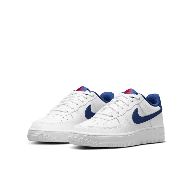 Nike Air Force 1 Low White Deep Royal (GS) (CT3839-101)