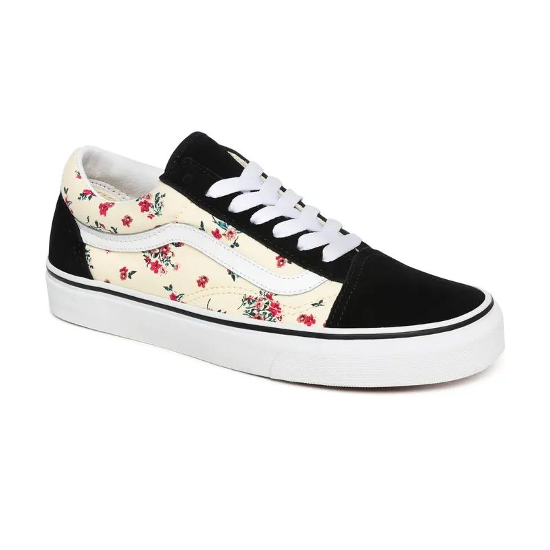 VANS Ditsy Floral Old Skool Shoes (White)