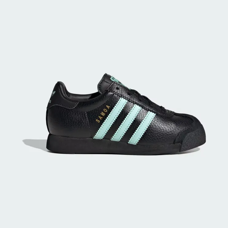 adidas Samoa “Core Black / Clear Mint / Gold Metallic” (JQ5096)