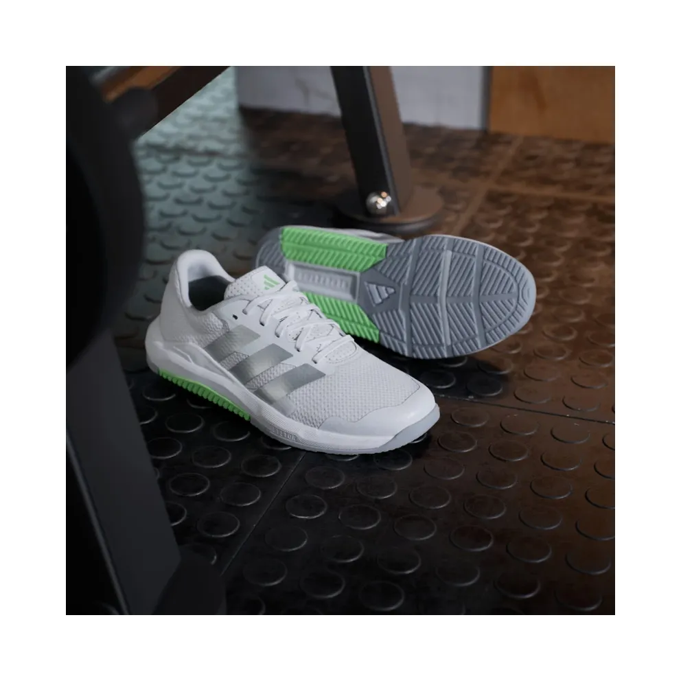 Adidas Dropset Base Cloud White / Matte Silver / Lime Burst (JS3048)