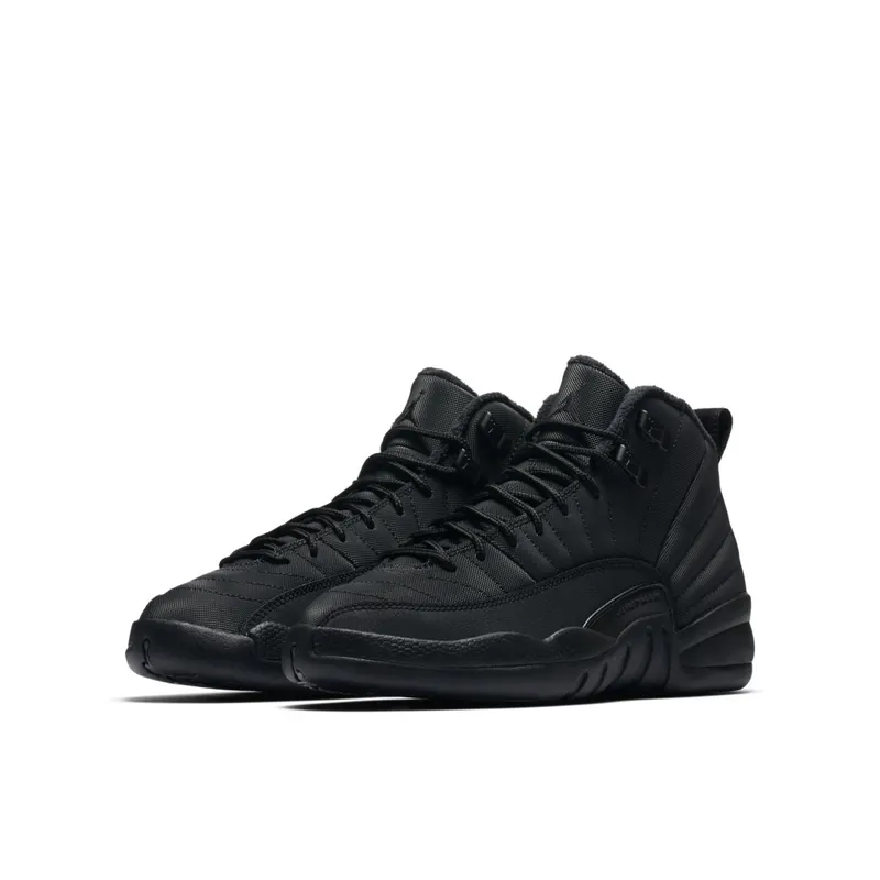 Jordan 12 Retro Winter Black (GS) Black/Black-Anthracite (BQ6852-001)
