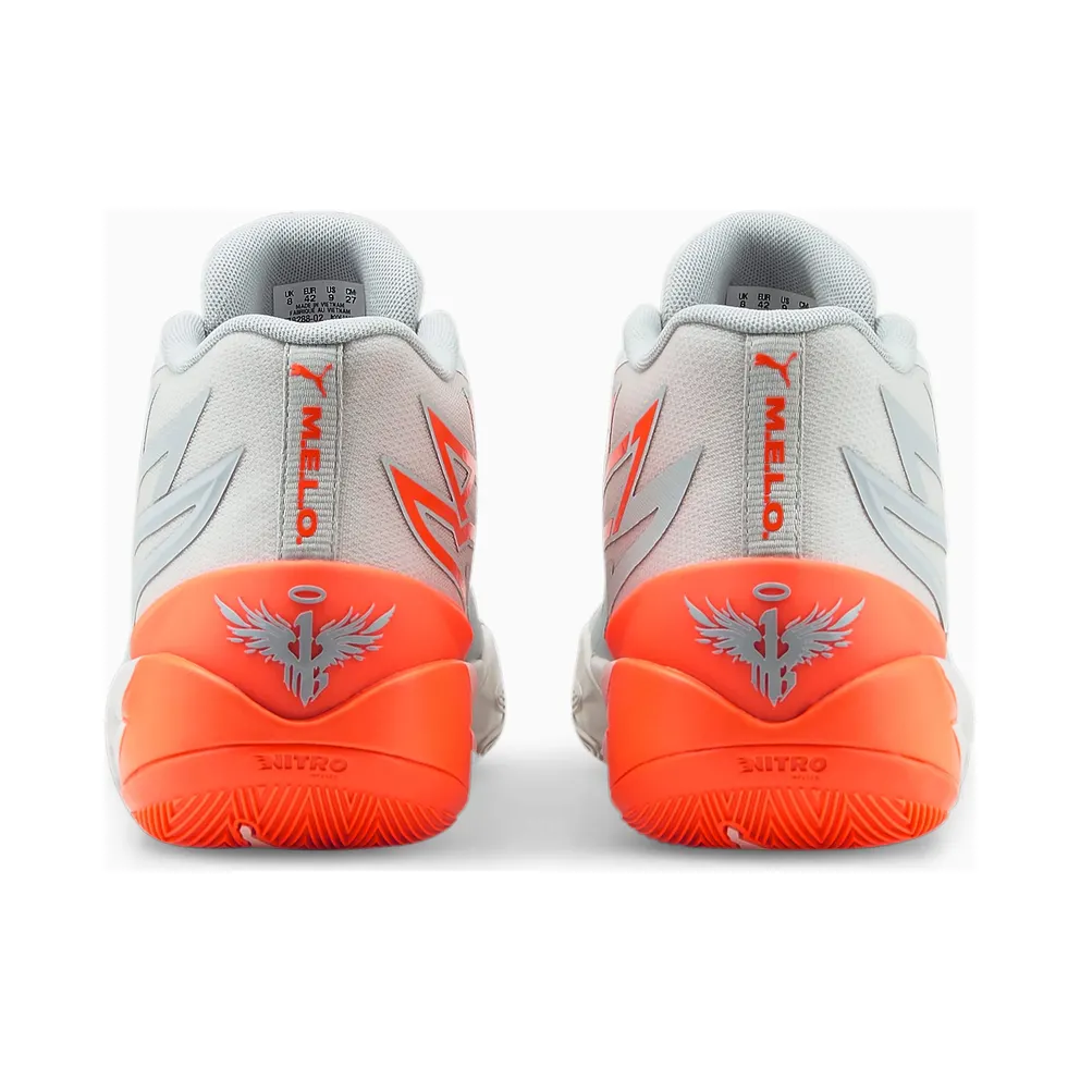 Puma MB.02 Basketball Shoes Grey/Orange (378288-02)