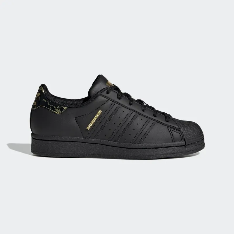 adidas Superstar Core Black / Core Black / Gold Metallic (H03992)