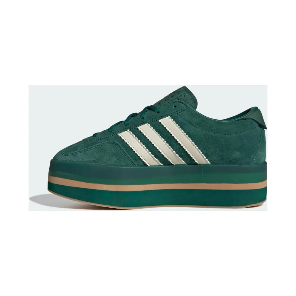 Adidas Gazelle Stack Collegiate Green / Gum / Cream White (JR8179)