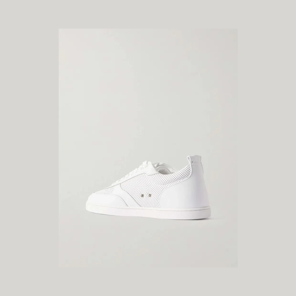 Christian Louboutin Tutti Rui Perforated Leather Sneakers White (1250897) (4)