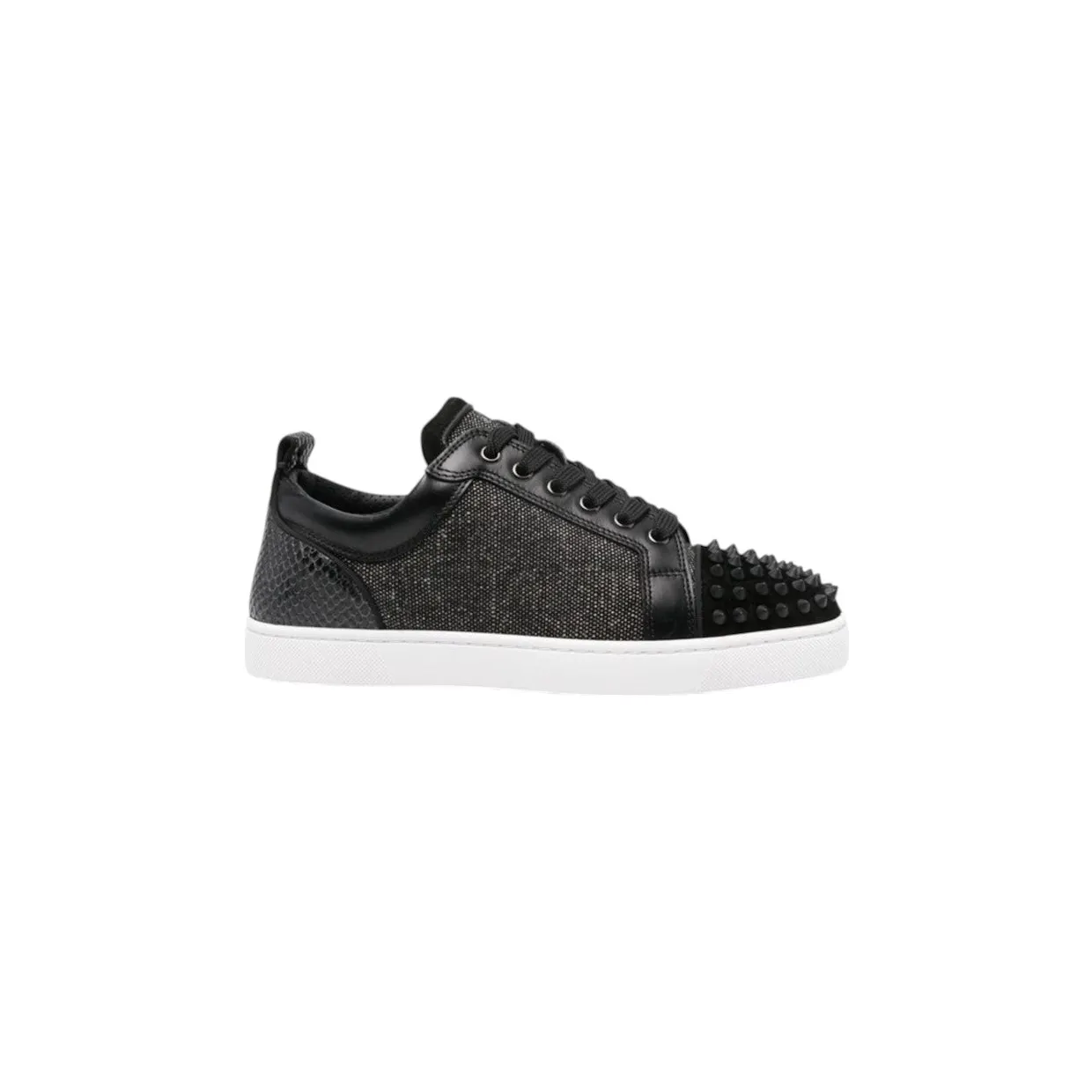 Christian Louboutin Louis Junior Spikes Orlato Black Mat (3240302-B026)