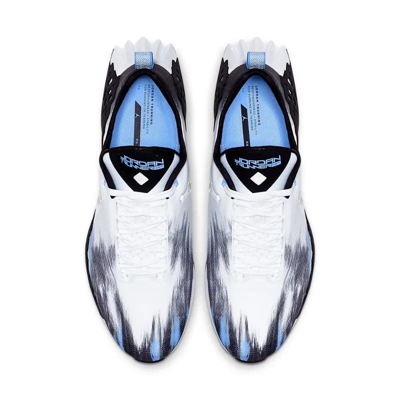 Jordan Trunner Nxt React White Black University Blue White/Black-University Blue-Metallic Silver (AV1201-104)