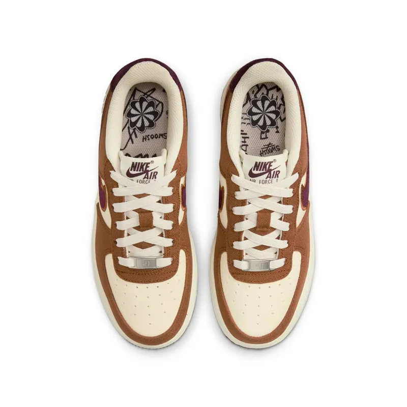 Nike Air Force 1 Low Light British Tan Burgundy Crush (FN4731-200)