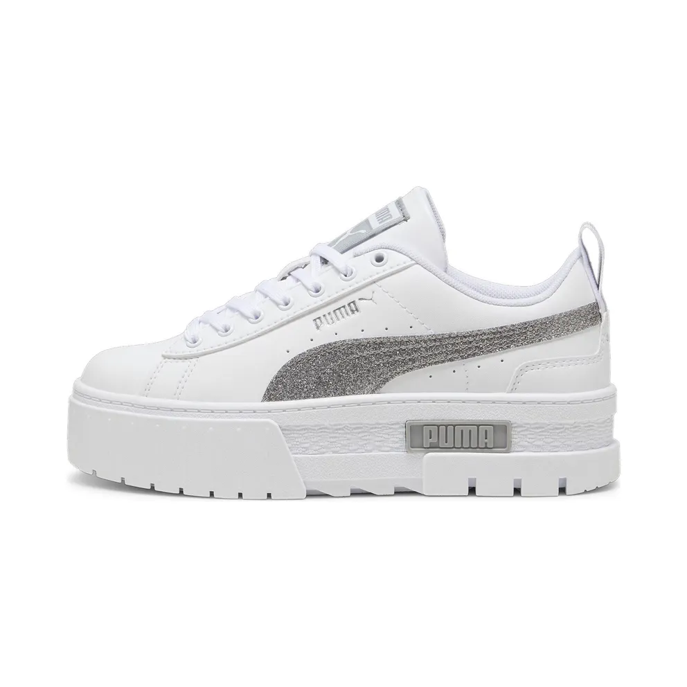 Puma Mayze Glitter “Puma White / Puma Silver” (399700_01)