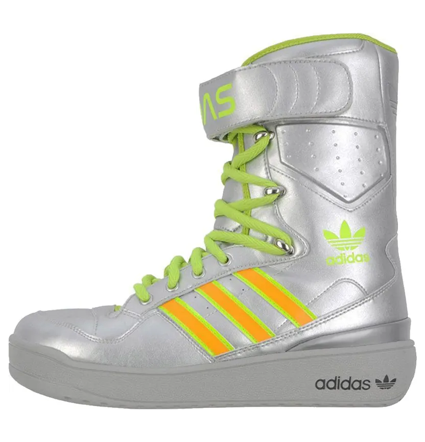 adidas JS Snow Metallic Silver – “Metallic Silver / Light Orange / Slime”