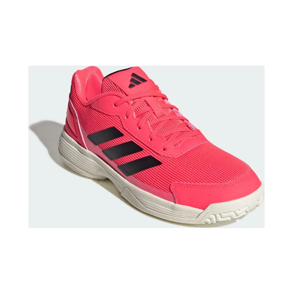 Adidas Crazyquick Padel Shoes Kids Solar Turbo / Core Black / Off White (KI3593)