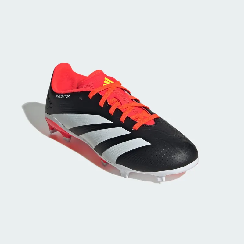 adidas Predator 24 League FG Core Black Cloud White Solar Red (IG7748)