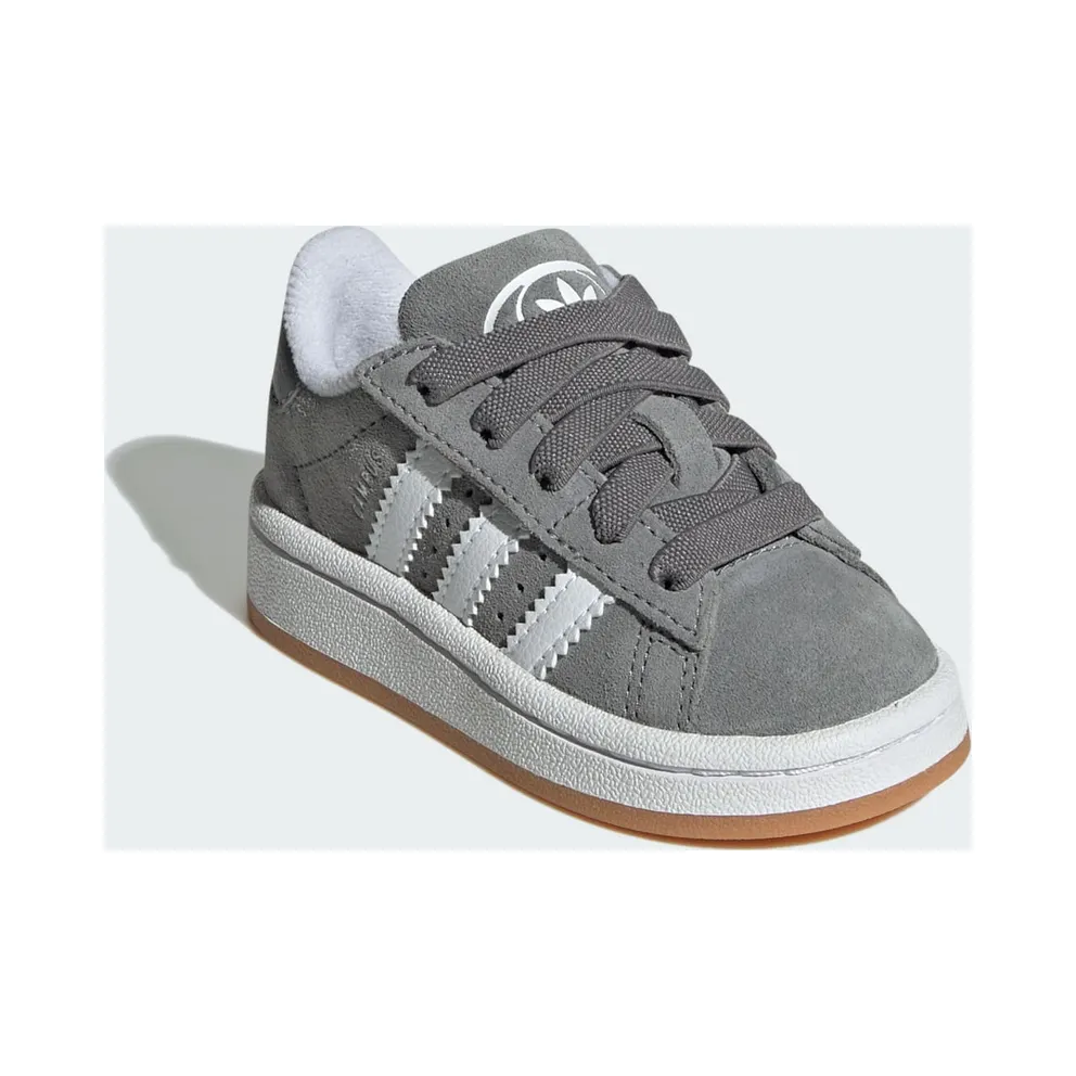 adidas Campus 00s Comfort Closure Elastic Lace Shoes Kids Grey Three / Cloud White / Gum (JI4334)