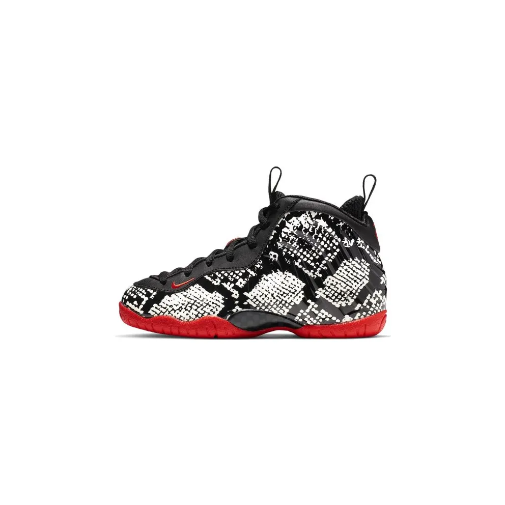 Nike Air Foamposite One Albino Snakeskin (PS) Sail/Habanero Red-Black (723946-104)