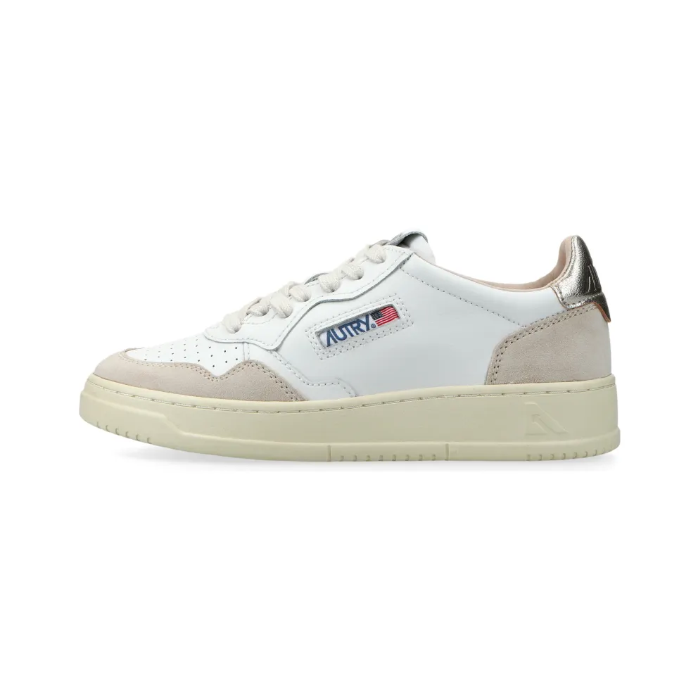 Autry Medalist Low W (leat / suede white / gold) – AULWLS75