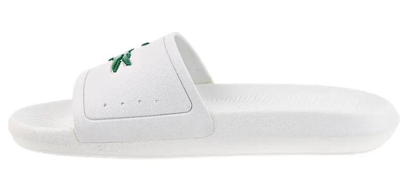 Lacoste Croco 119 1 CMA Slides “White/Green” (7-37CMA0018)