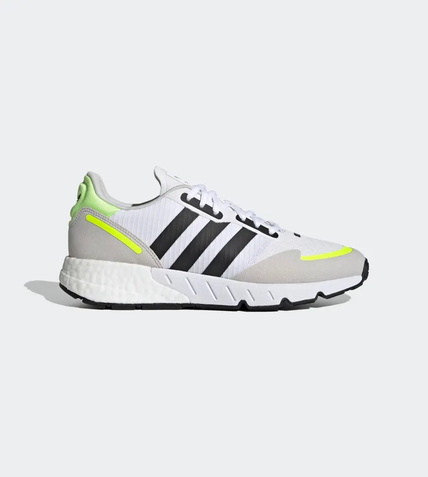 adidas ZX 1K Boost Cloud White / Core Black / Solar Yellow (H69037)