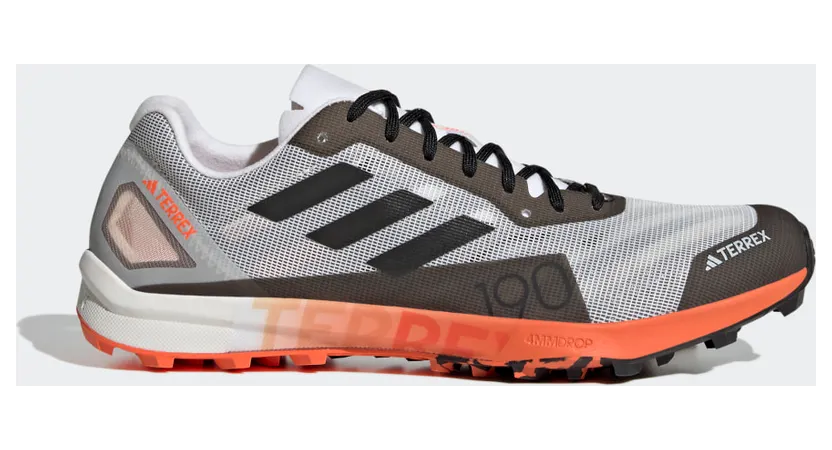 adidas Terrex Speed Pro Trail Running Non Dyed / Core Black / Impact Orange (HR1124)