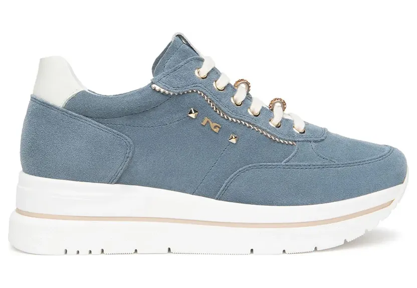 Nero Giardini sneaker Duifblauw / Wit (E615200D-203)