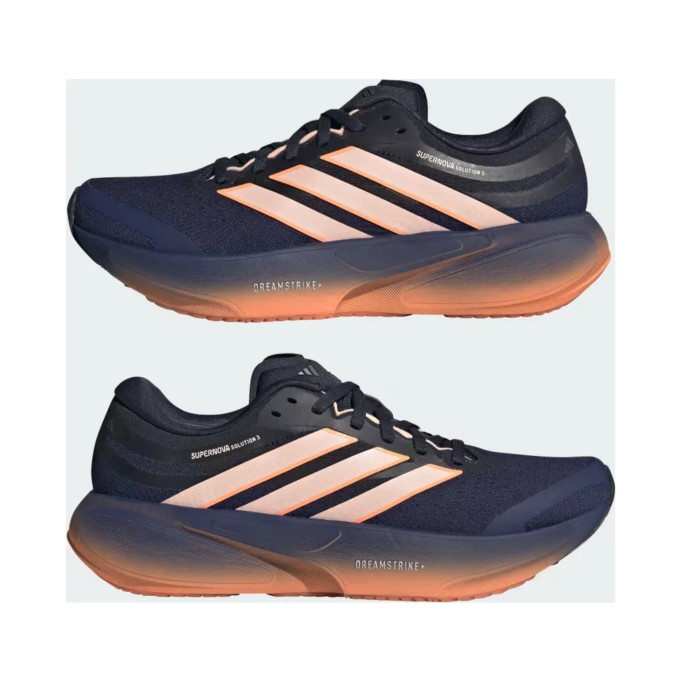 adidas Supernova Solution 3 Running “Dark Blue / Clear Orange / Beam Orange” (JR7396)