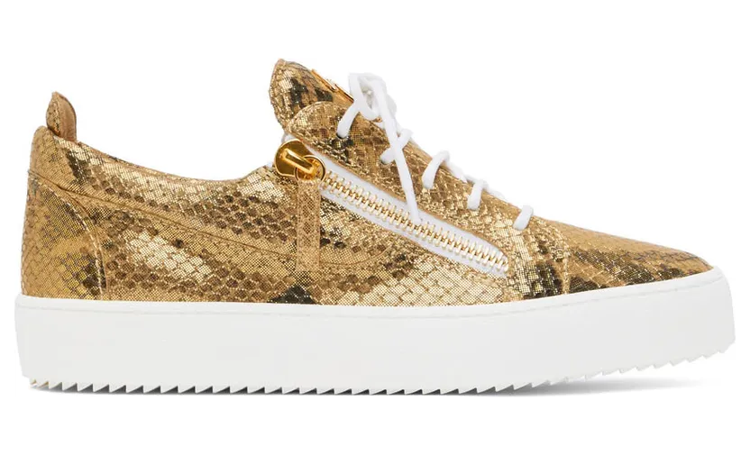 Giuseppe Zanotti Gold Snake Frankie Sneakers (RU20004-92888)