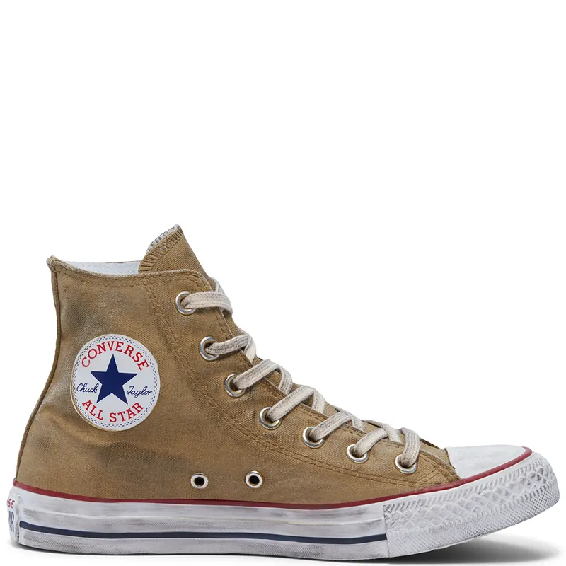 Converse Waxed Canvas Chuck Taylor All Star High Top Brown Waxed Winterized (169136C)