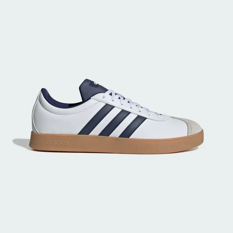 adidas VL Court Base “Cloud White / Dark Blue / Orbit Grey” (JQ3037)