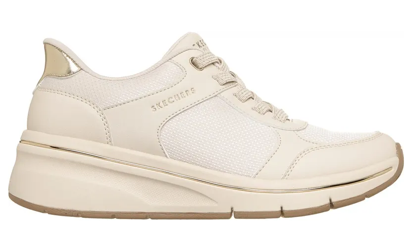 Skechers Slip-ins: Billion Flex – Livin’ Lush Wedge CM Natuurlijk, Maat 41 (190366-NAT)