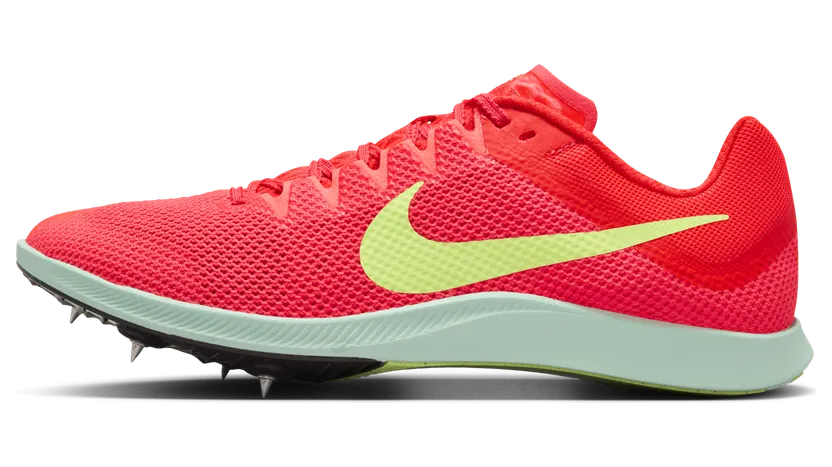 Nike Zoom Rival Distance Bright Crimson Barely Volt Lime Blast Washed Coral (FZ9653-600)