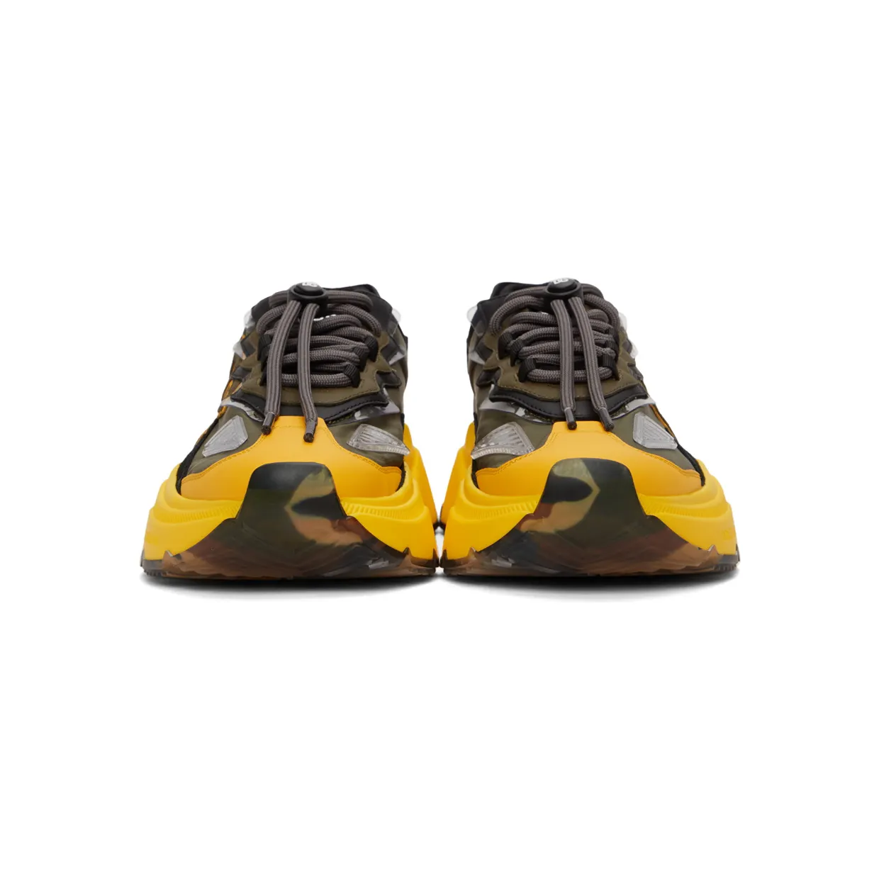 Dolce & Gabbana Yellow & Black Daymaster Sneakers (CS1941 AQ709) (2)