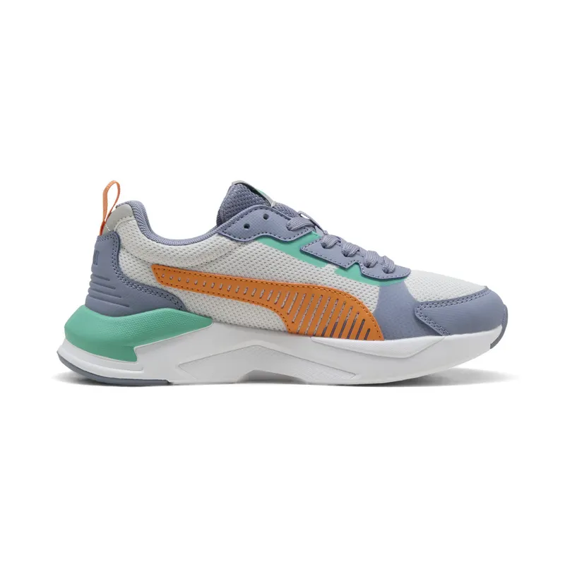 Puma X-Ray 3 “Feather Gray / Melon Glow / Gray Sky / Vibrant Green” (401493_08)